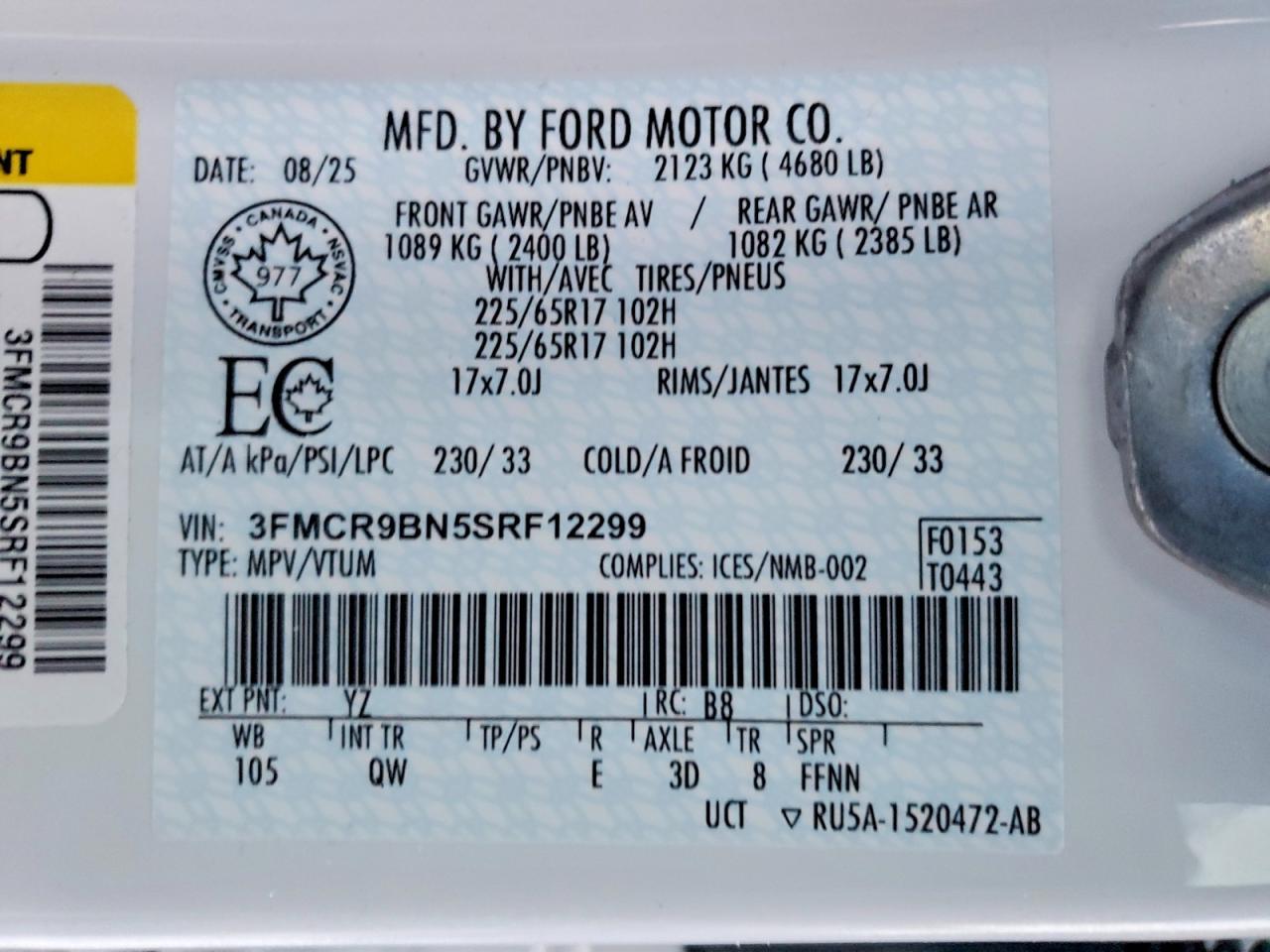 2025 Ford Bronco Sport BIG Bend