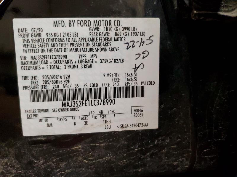2020 Ford Ecosport s