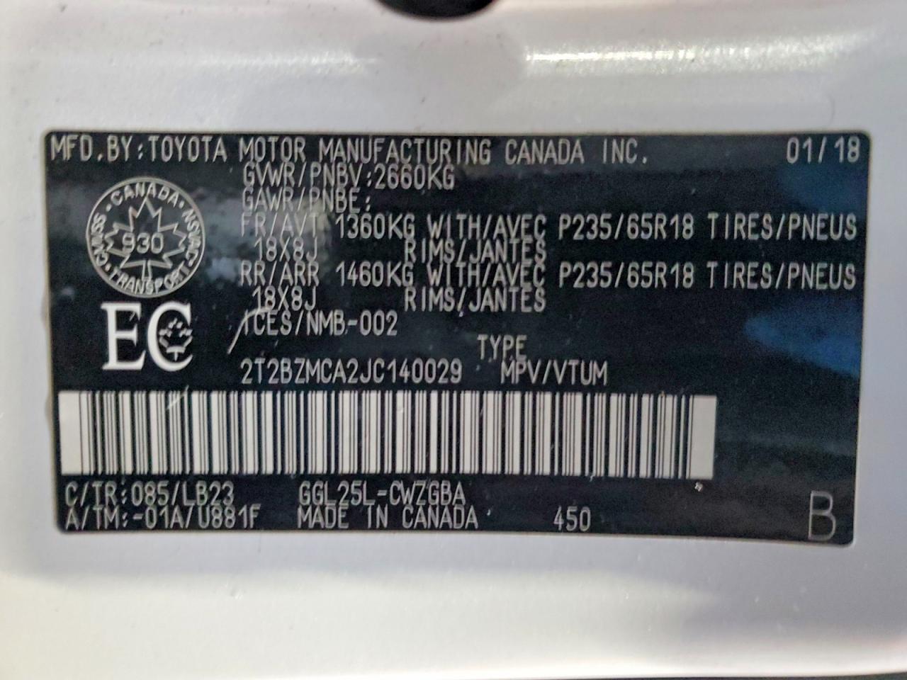 2018 Lexus Rx 350 Base