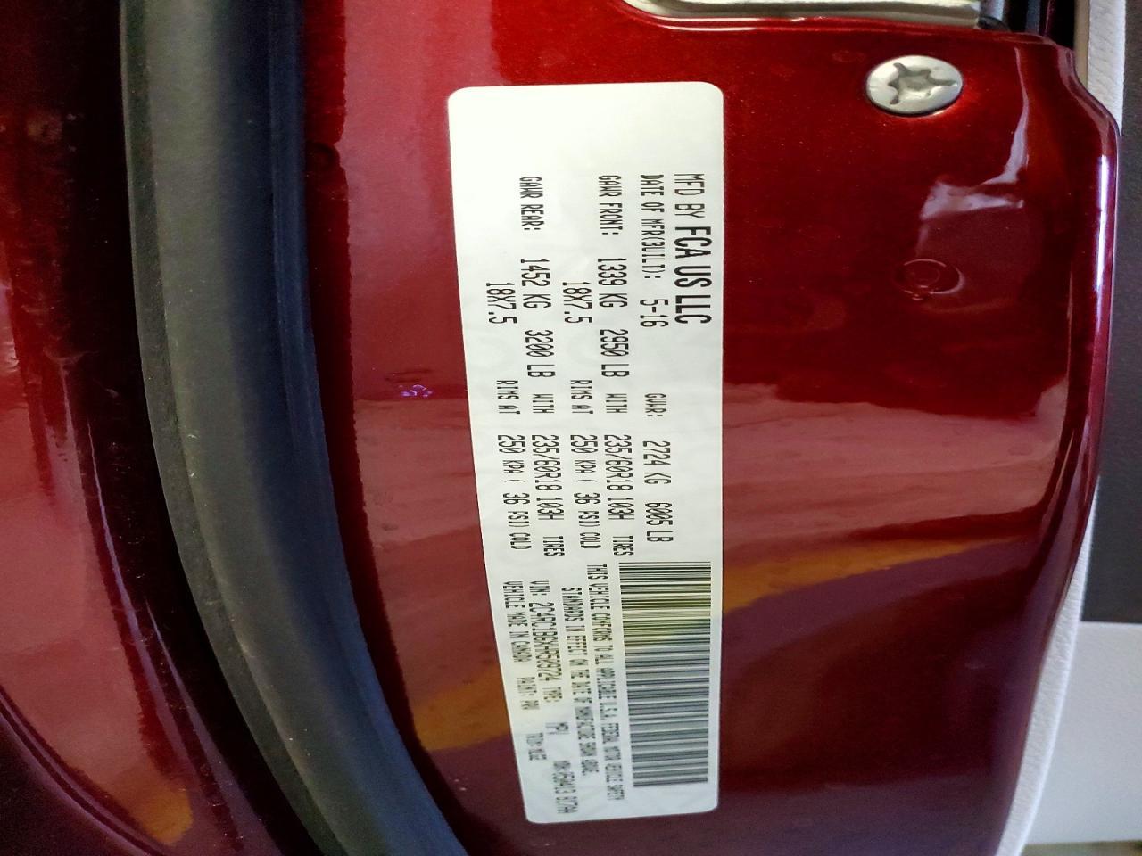 2017 Chrysler Pacifica Touring l