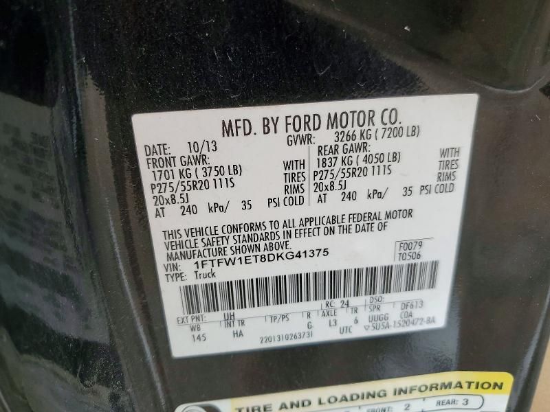 2013 Ford F150 Supercrew