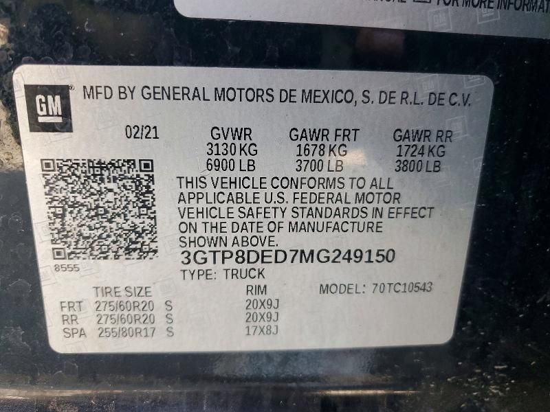 2021 GMC Sierra C1500 slt