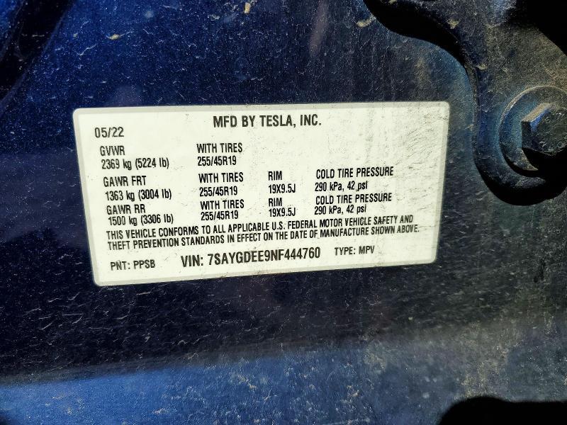 2022 Tesla Model y