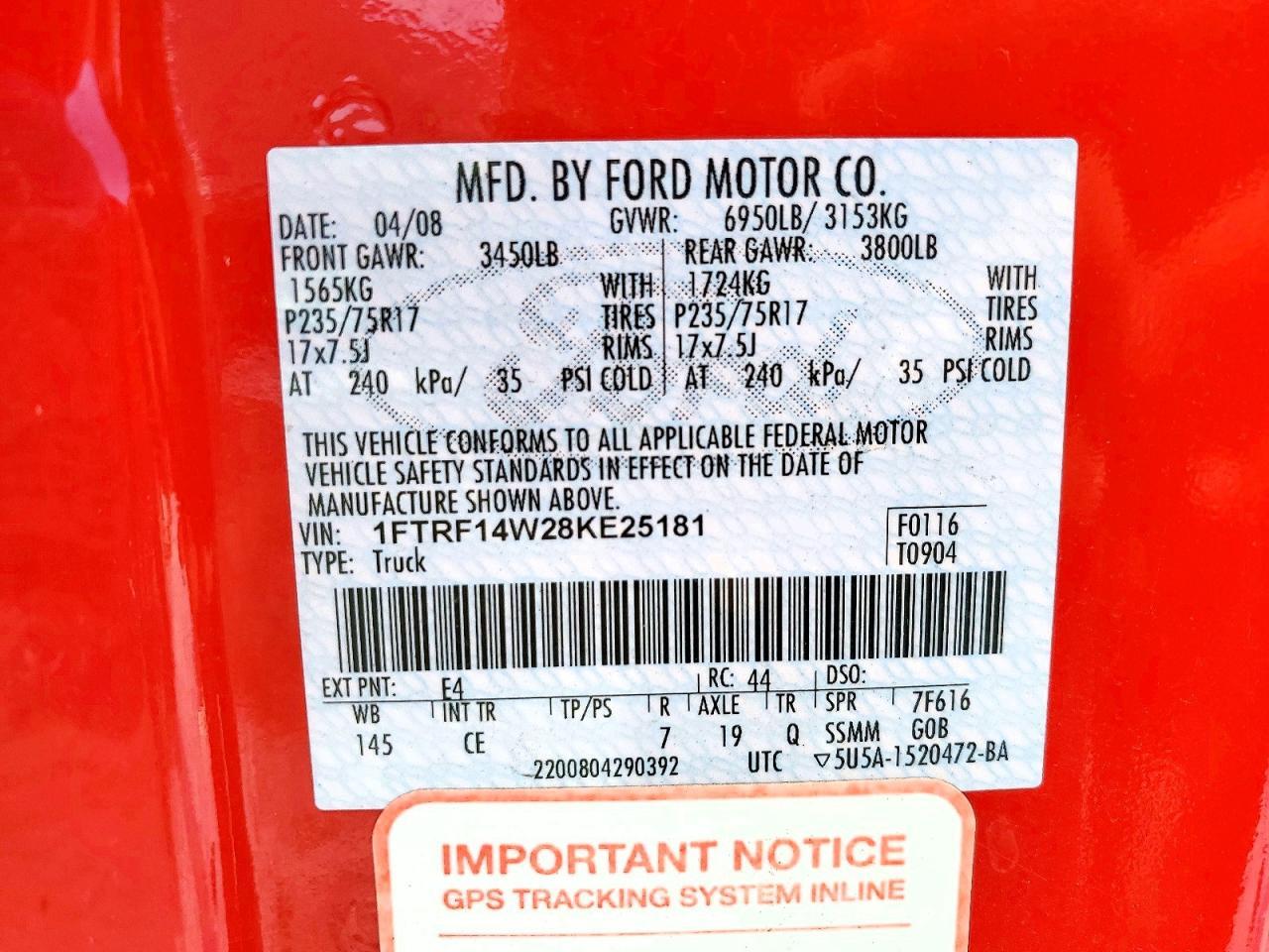2008 Ford F150
