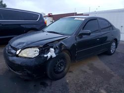 Honda salvage cars for sale: 2004 Honda Civic lx