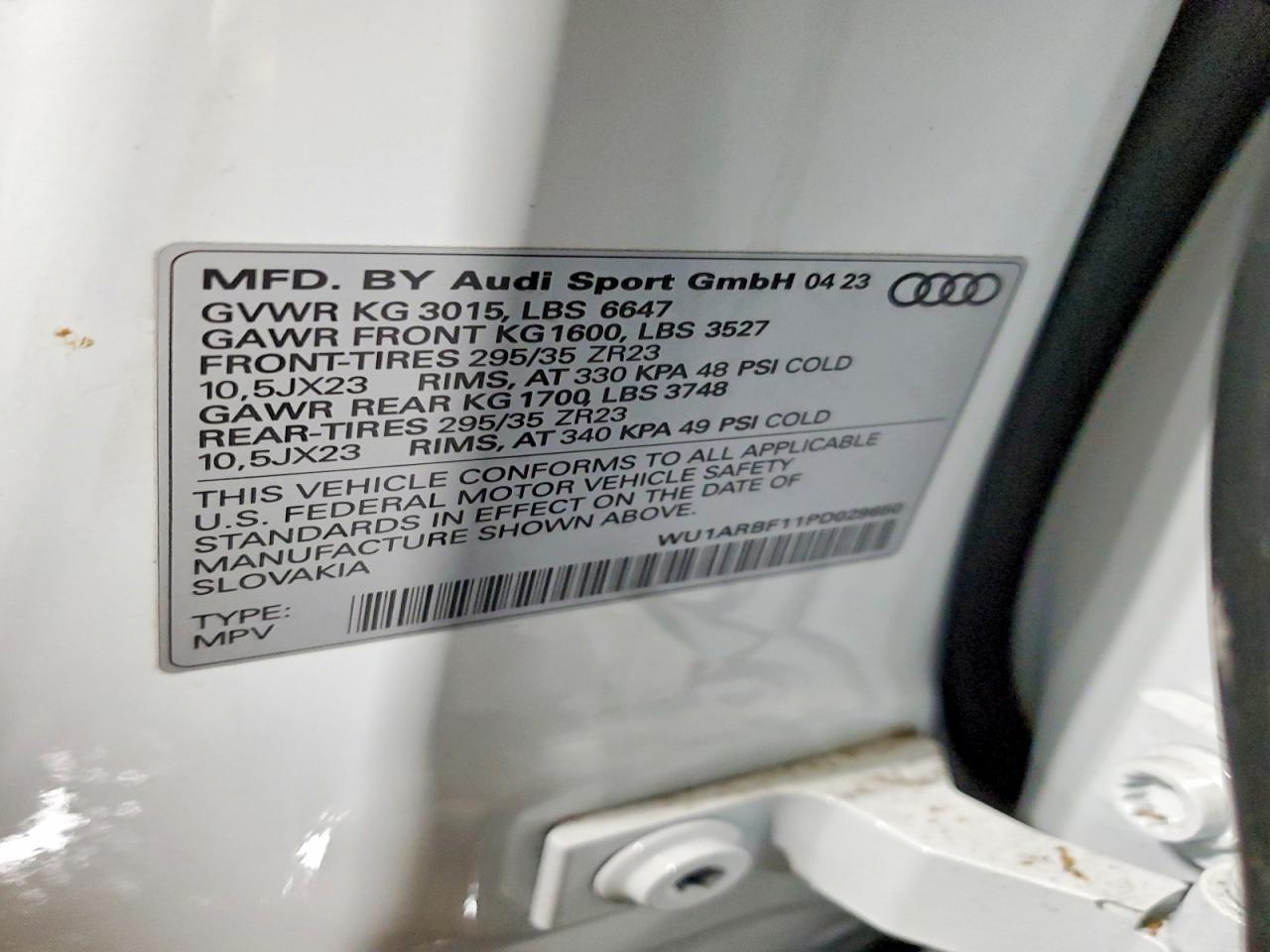 2023 Audi Rs Q8