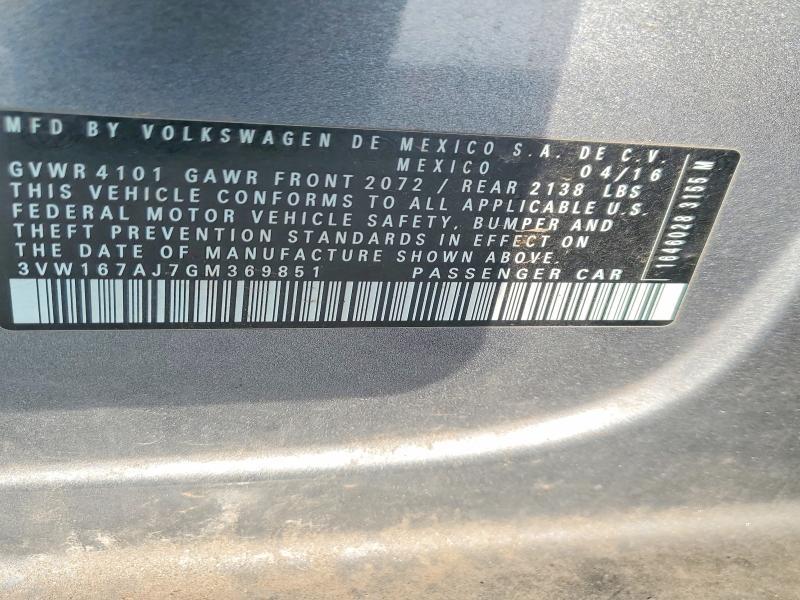 2016 Volkswagen Jetta s