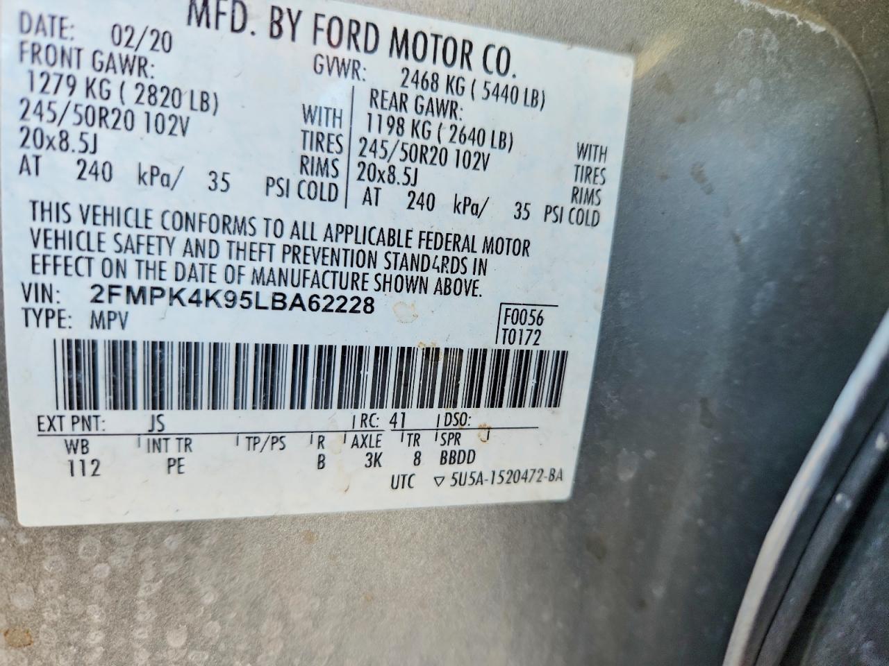 2020 Ford Edge Titanium