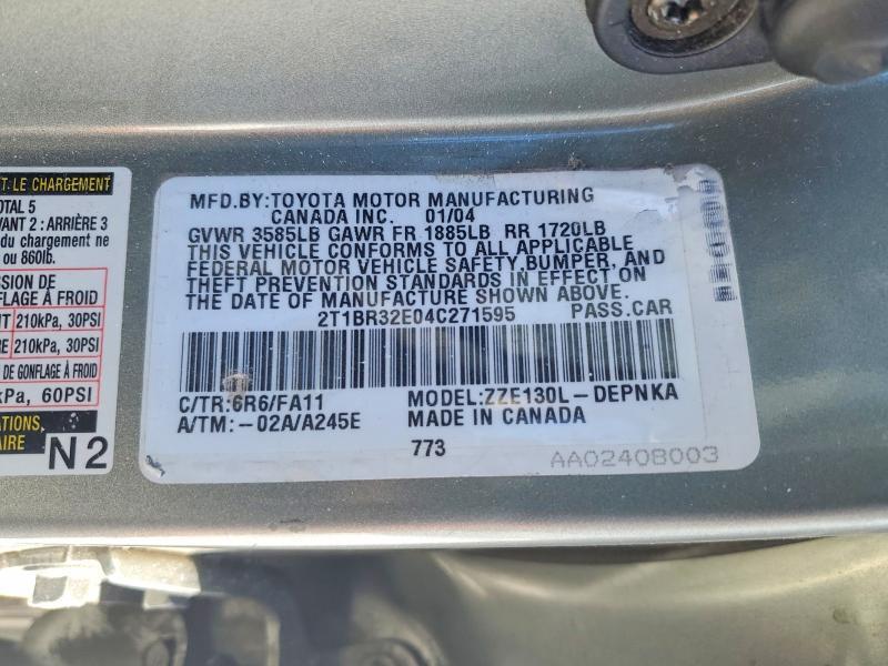 2004 Toyota Corolla ce