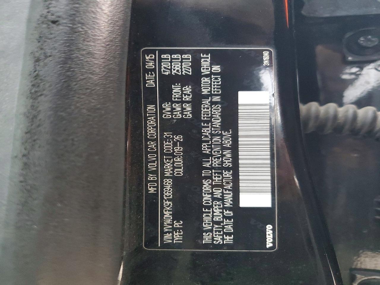 2015 Volvo S60 Premier