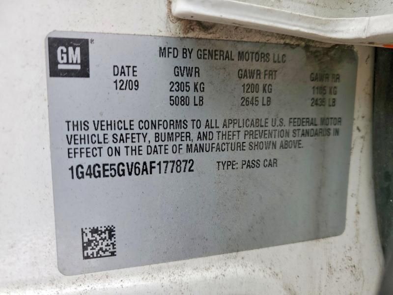 2010 Buick Lacrosse cxs