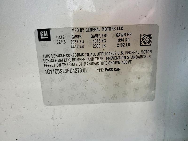 2015 Chevrolet Malibu 1LT