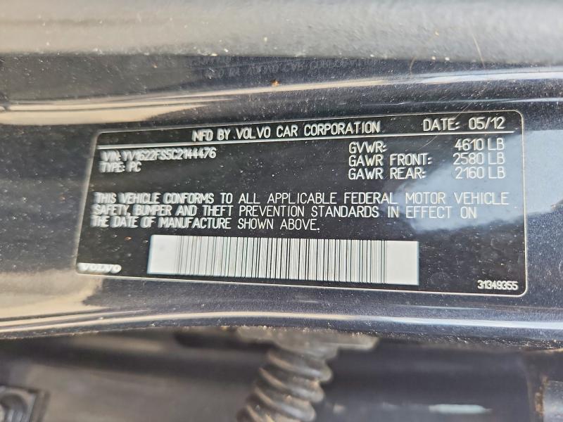 2012 Volvo S60 T5