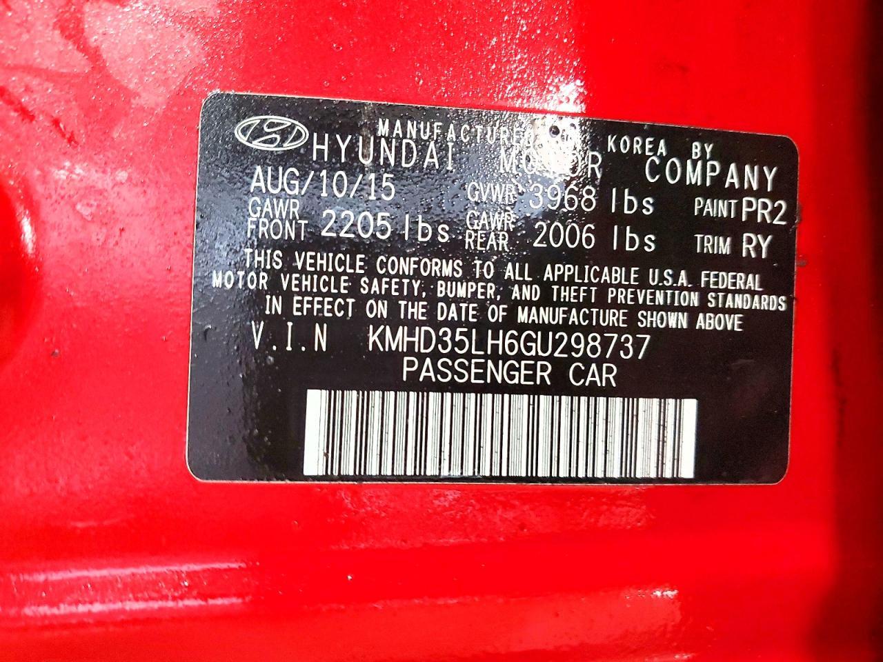 2016 Hyundai Elantra gt Base