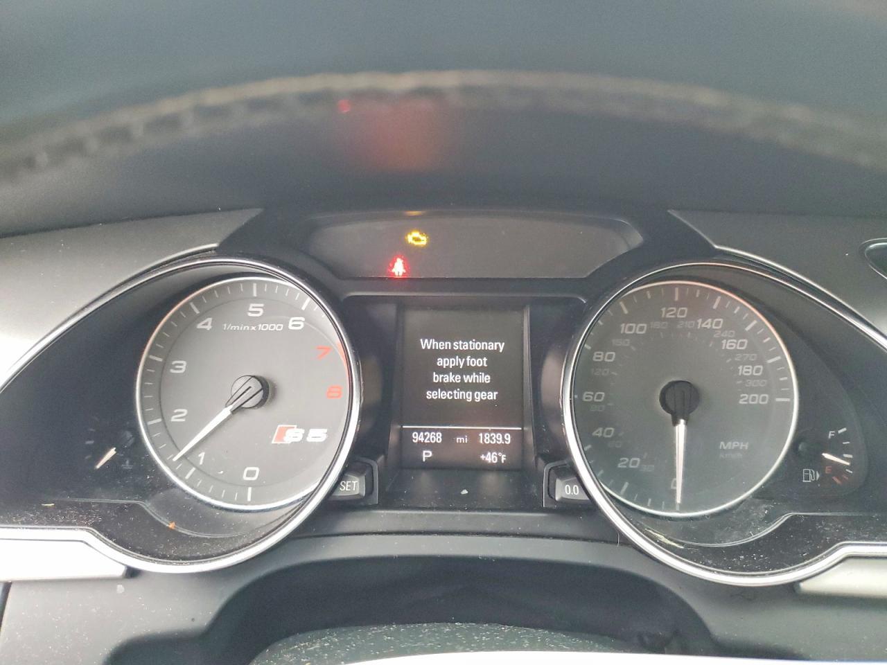 2012 Audi S5 Prestige