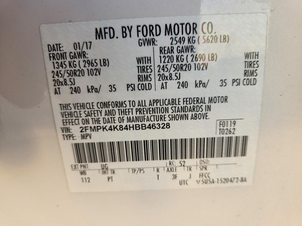 2017 Ford Edge Titanium