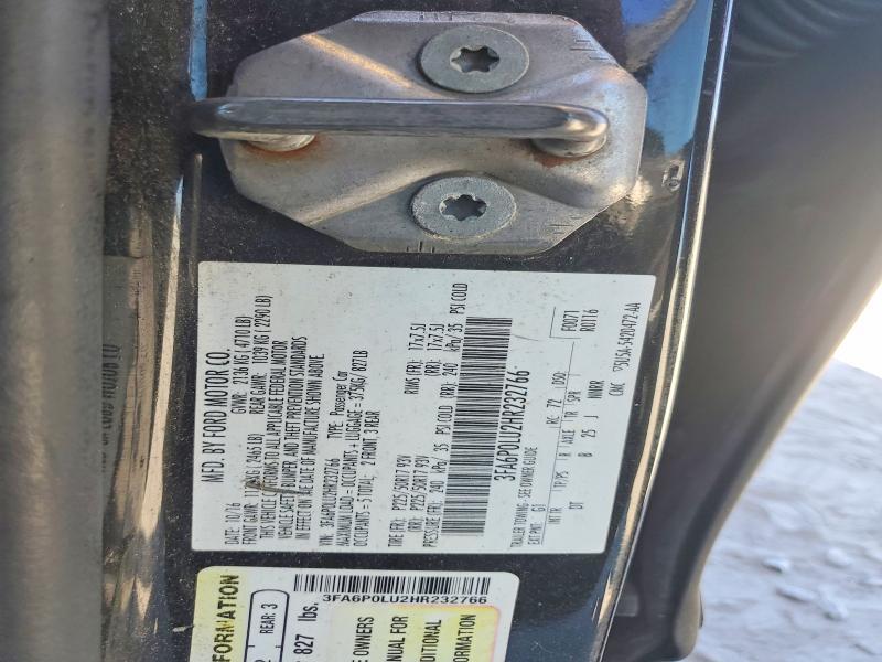2017 Ford Fusion se Hybrid