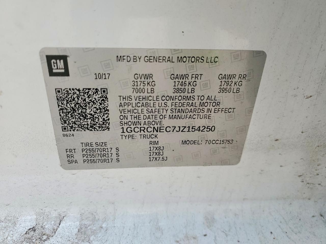 2018 Chevrolet Silverado C1500