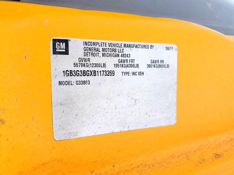 2011 Chev 2011 Collins Bantam G3500-School Bus