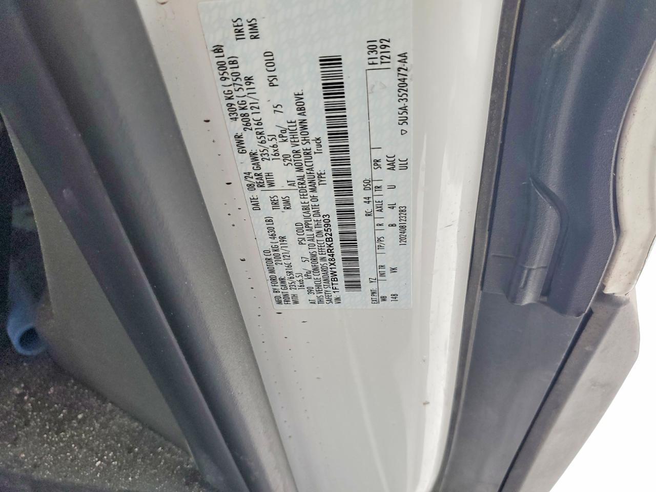 2024 Ford Transit 350 Utility / Service Van