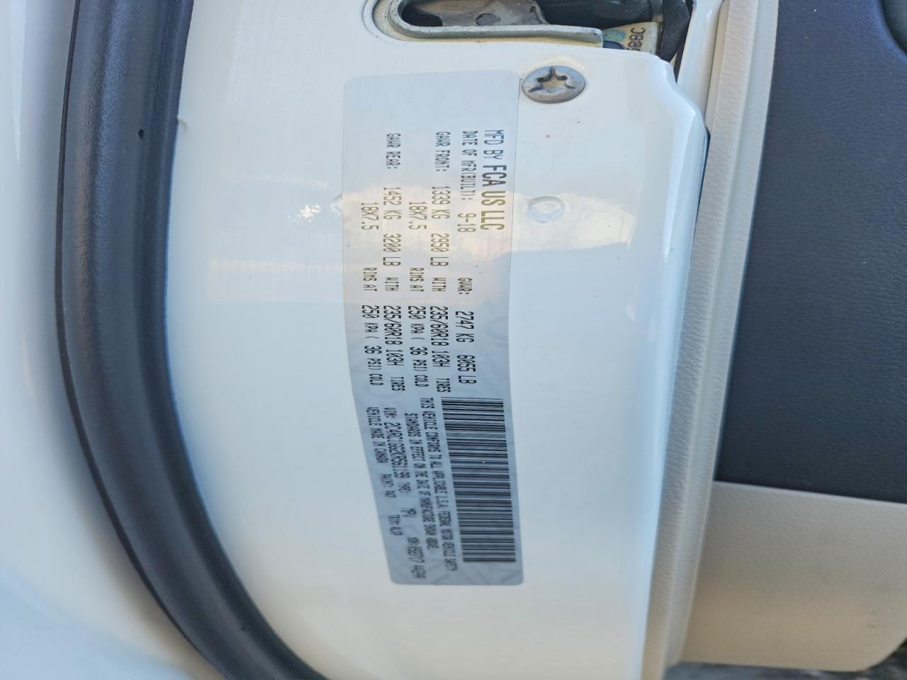 2019 Chrysler Pacifica Limited