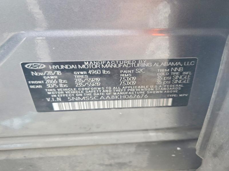 2019 Hyundai Santa fe Ultimate 2.0t