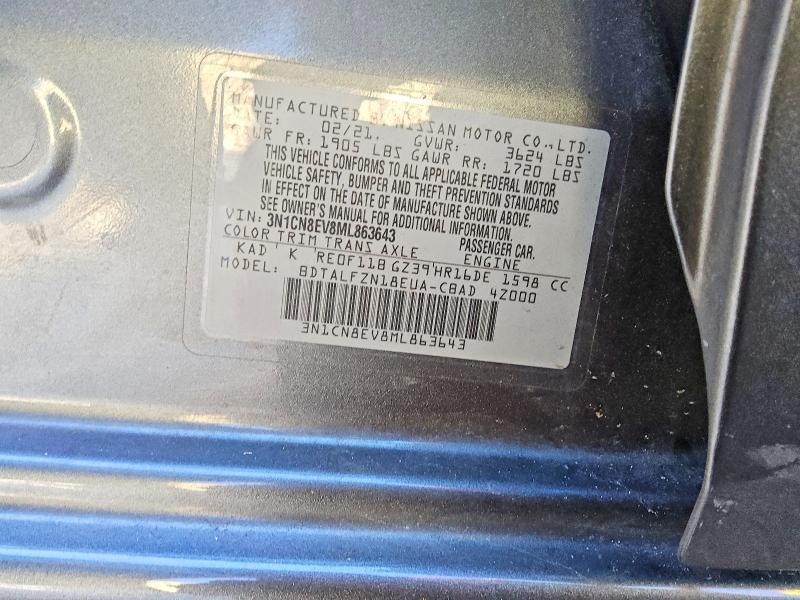 2021 Nissan Versa sv