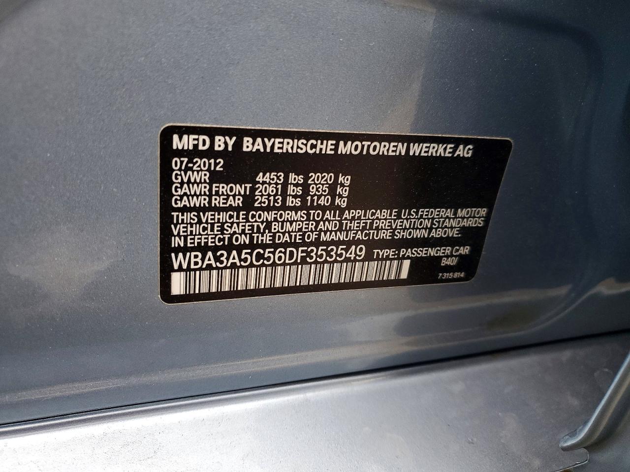 2013 BMW 328 i