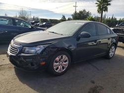 2015 Chevrolet Cruze ls en venta en San Martin, CA