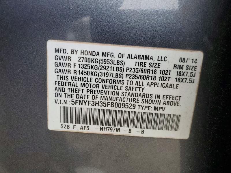 2015 Honda Pilot se