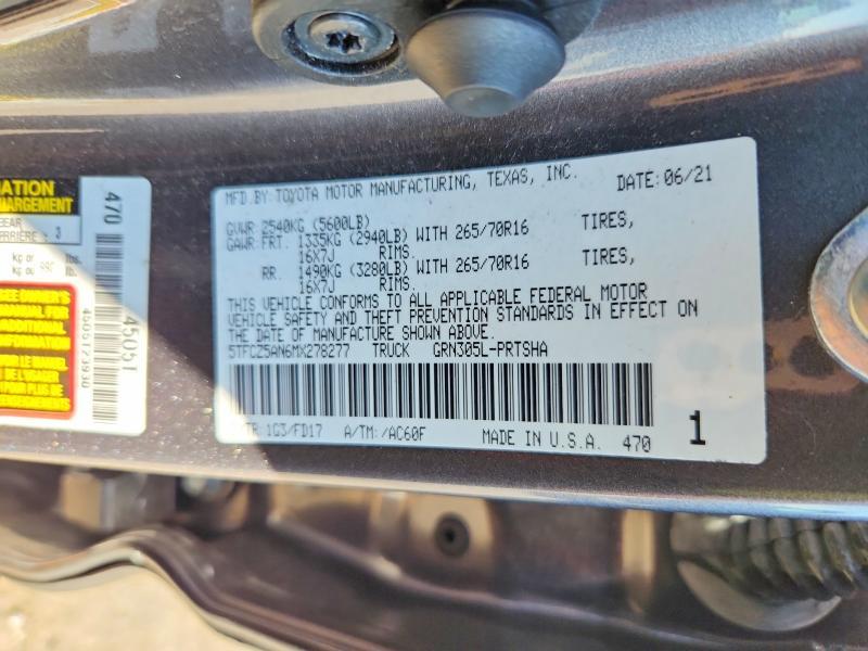 2021 Toyota Tacoma Double cab