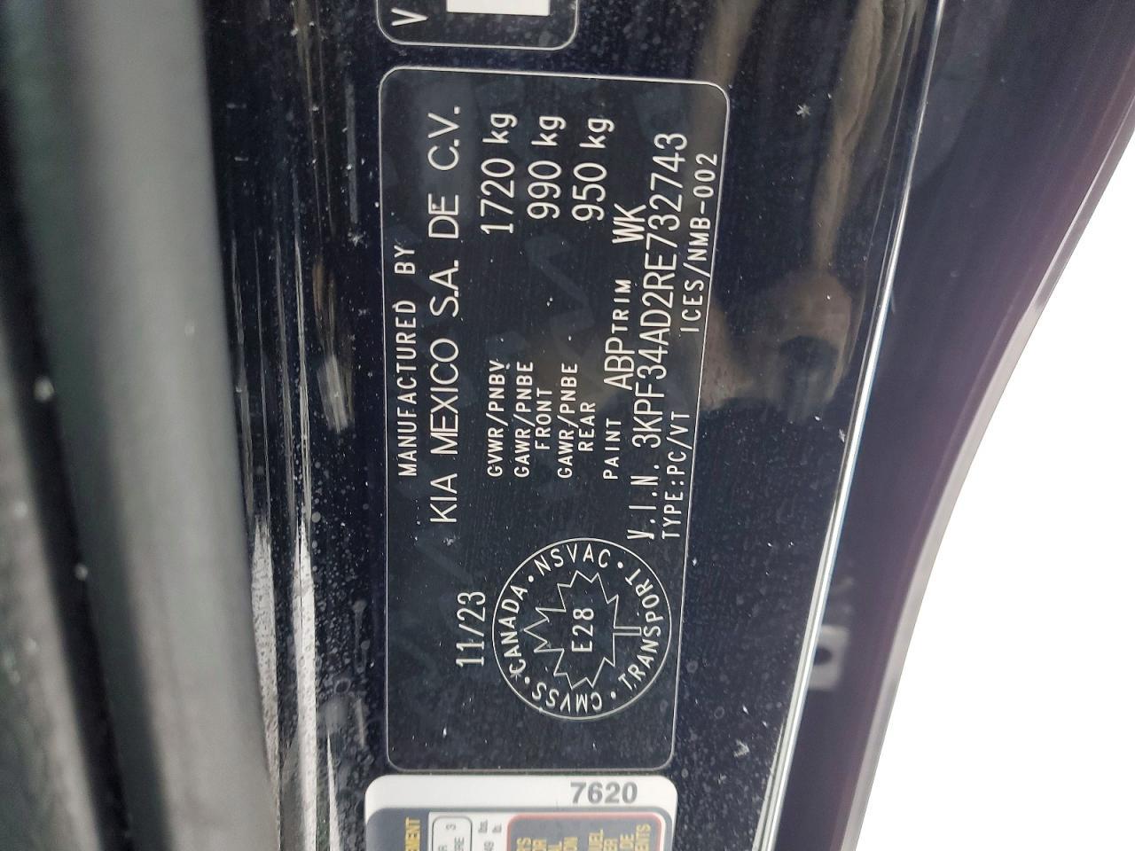 2024 KIA Forte ex