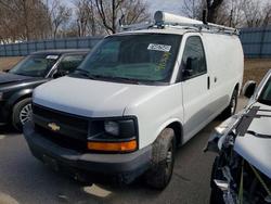 Salvage trucks for sale at Kansas City, KS auction: 2013 Chev Rolet Express G2500 Utility / Service Van