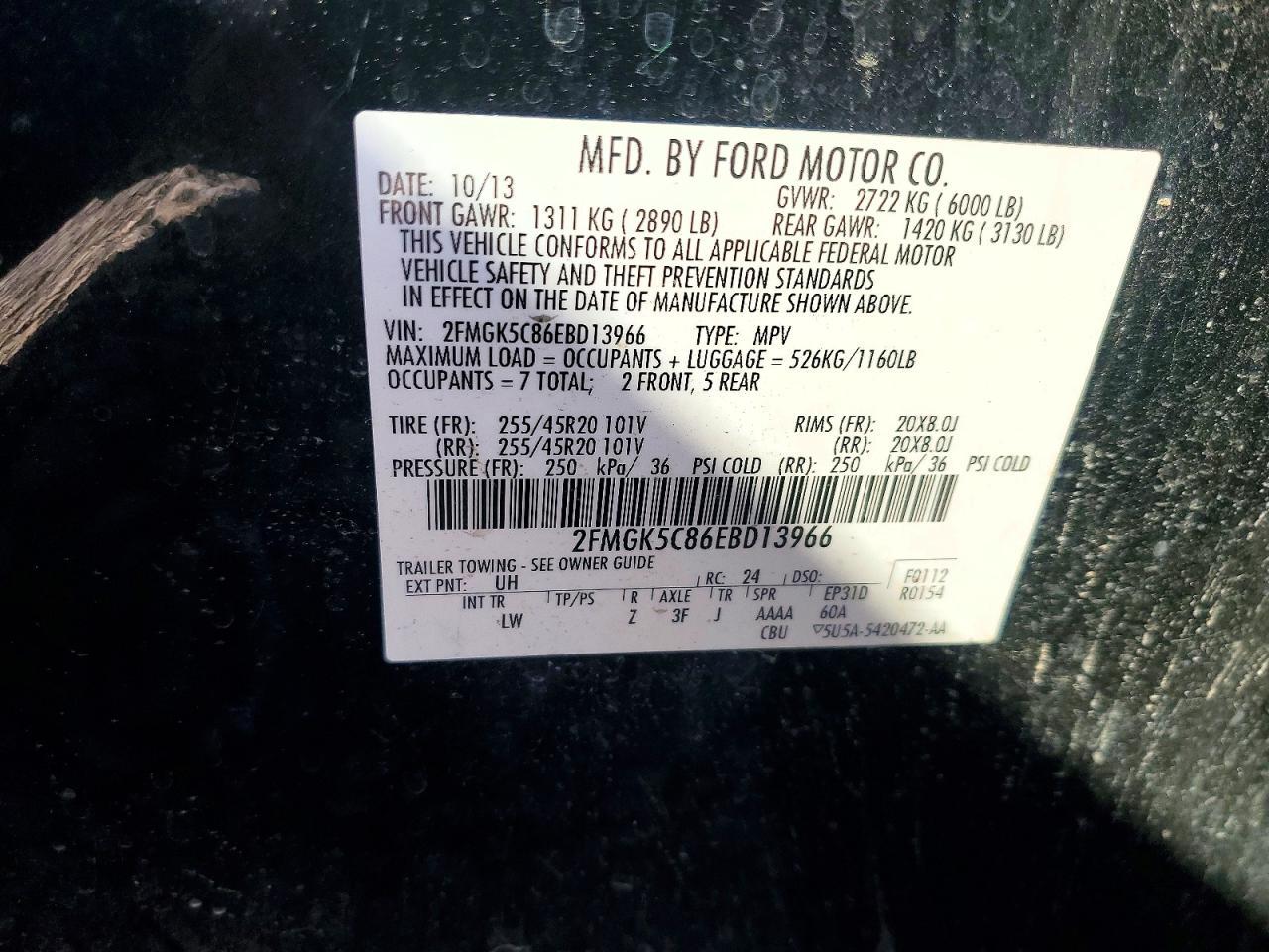 2014 Ford Flex sel