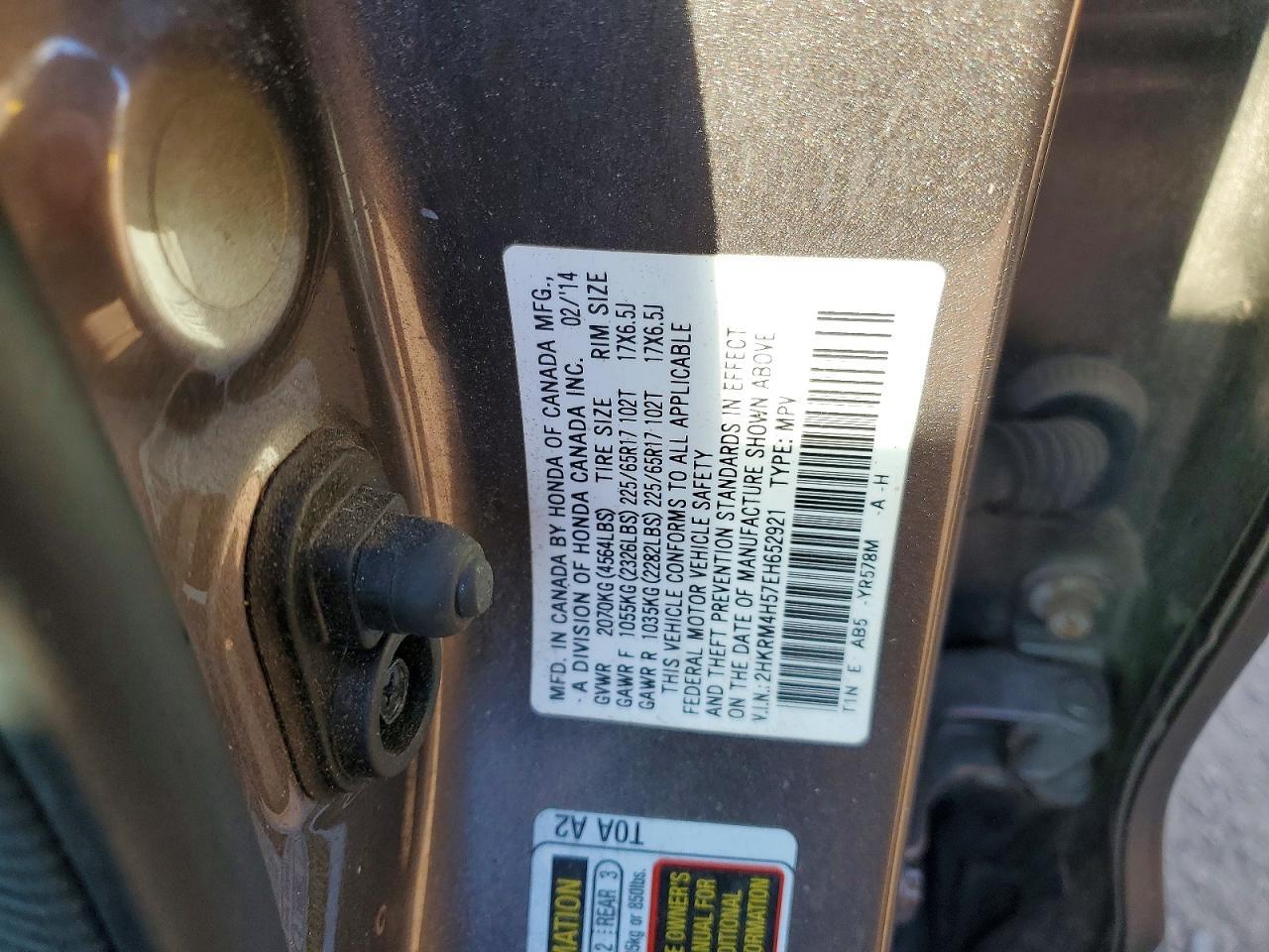 2014 Honda Cr-v ex