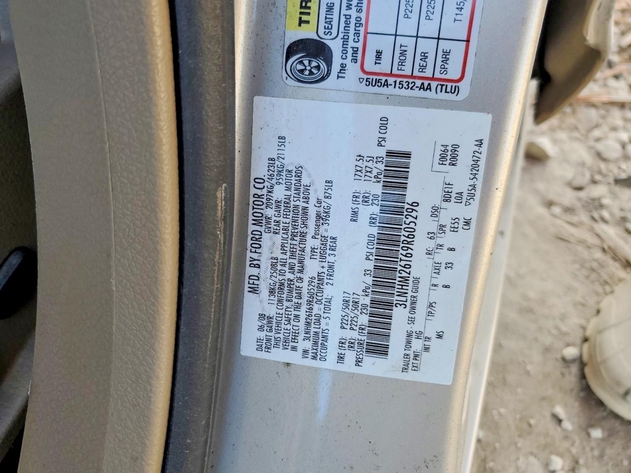 2009 Lincoln Townhouse MKZ