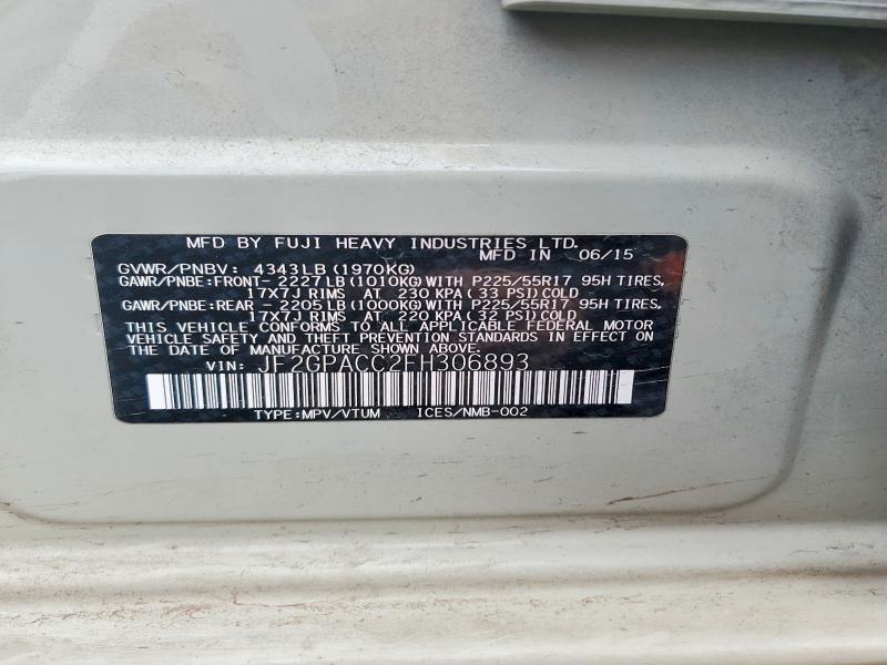 2015 Subaru Xv Crosstrek 2.0 Premium