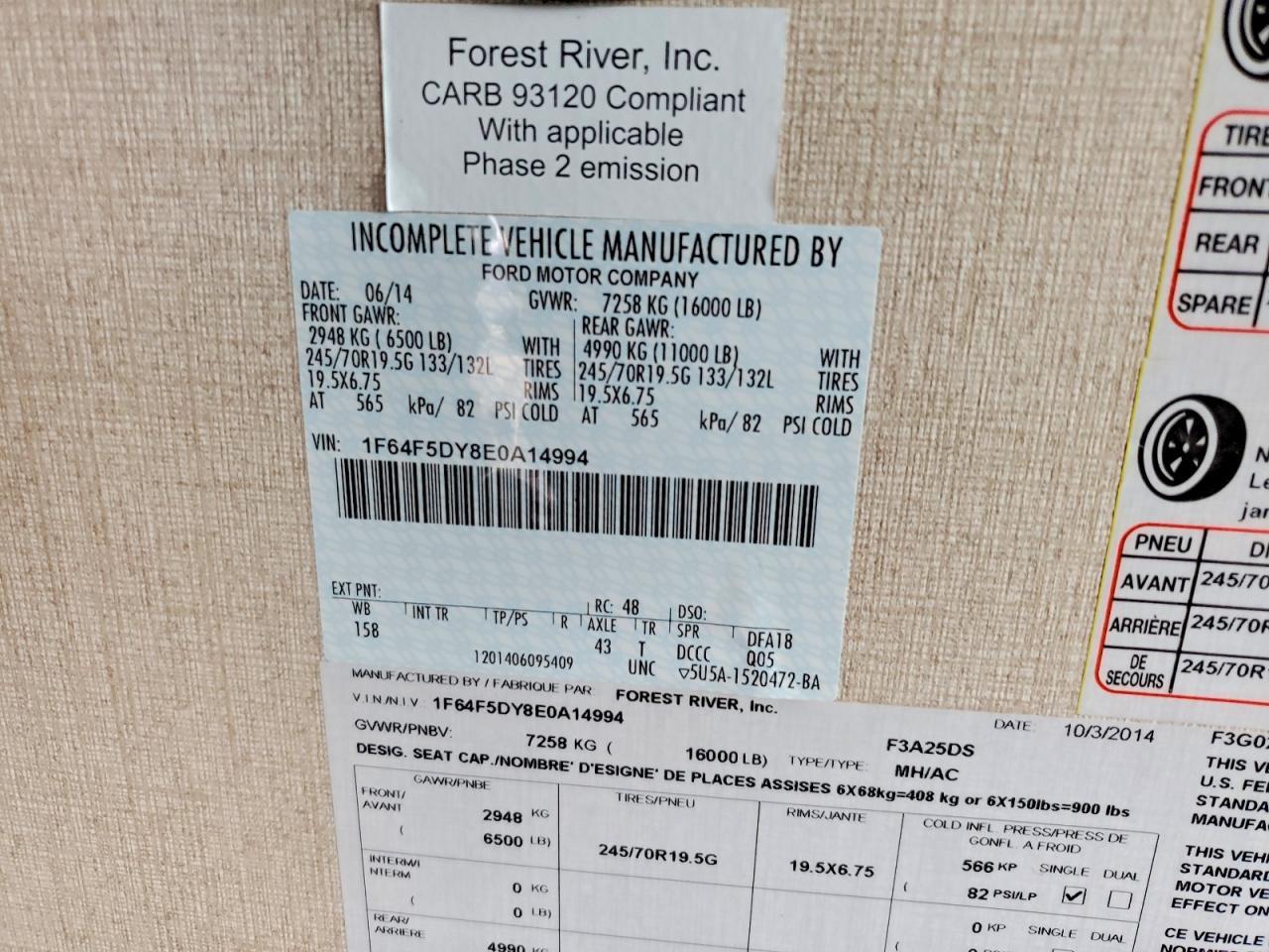 2014 Ford 2014 Forest River FR3 RV