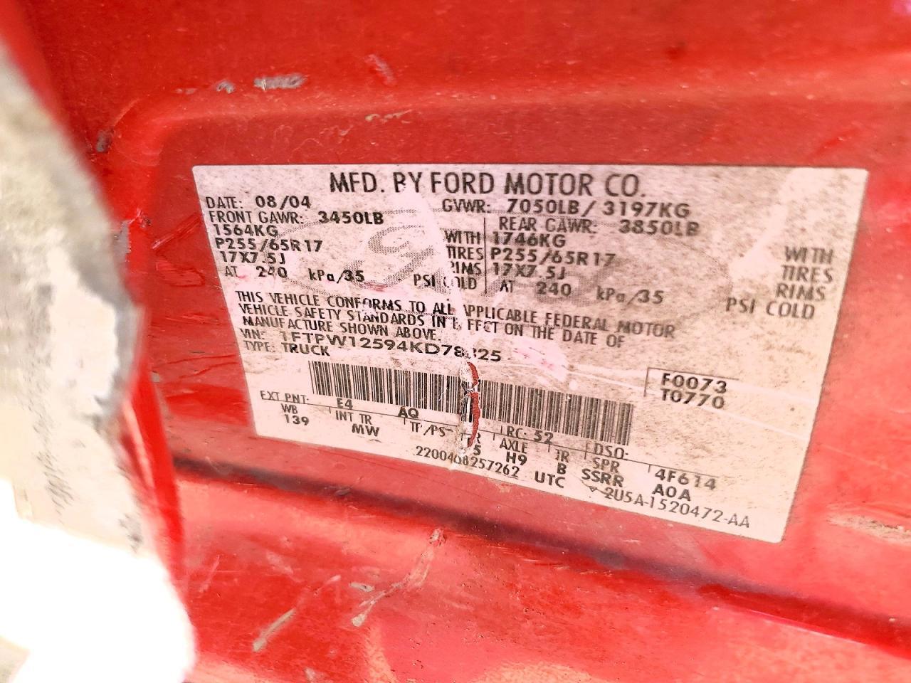 2004 Ford F150 Supercrew