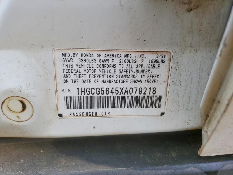 1999 Honda Accord lx