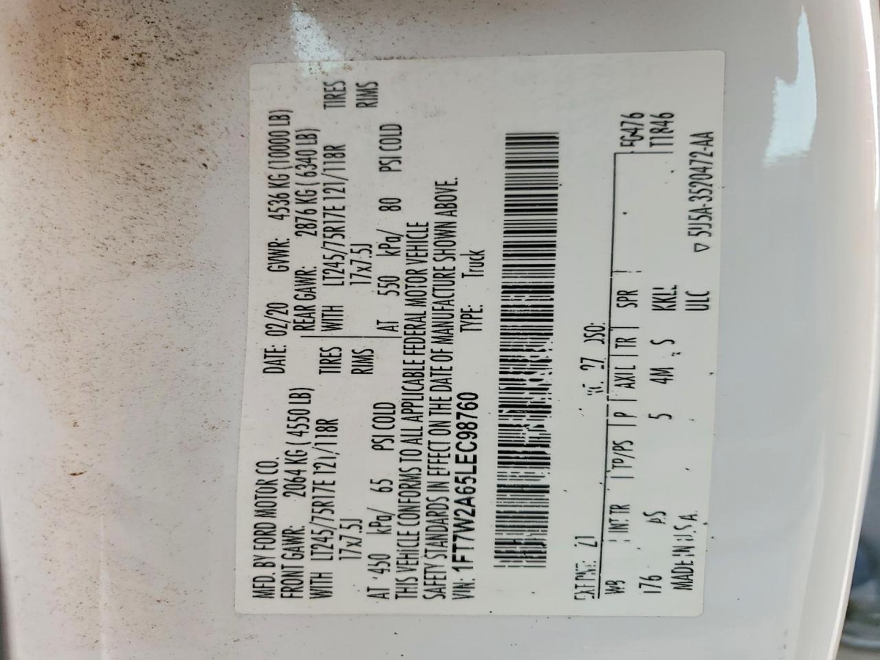 2020 Ford F250 Super Duty