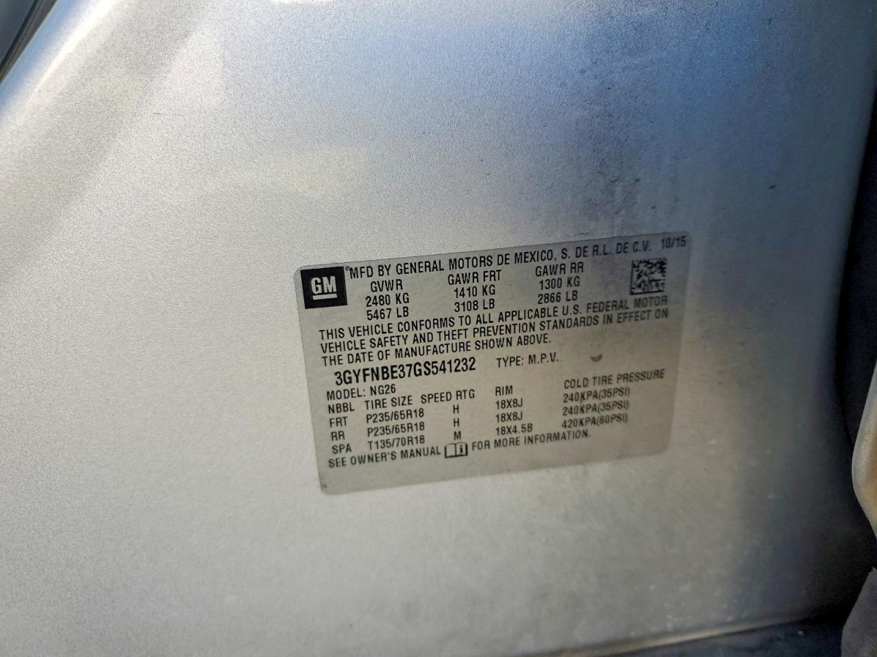 2016 Cadillac Srx Luxury Collection