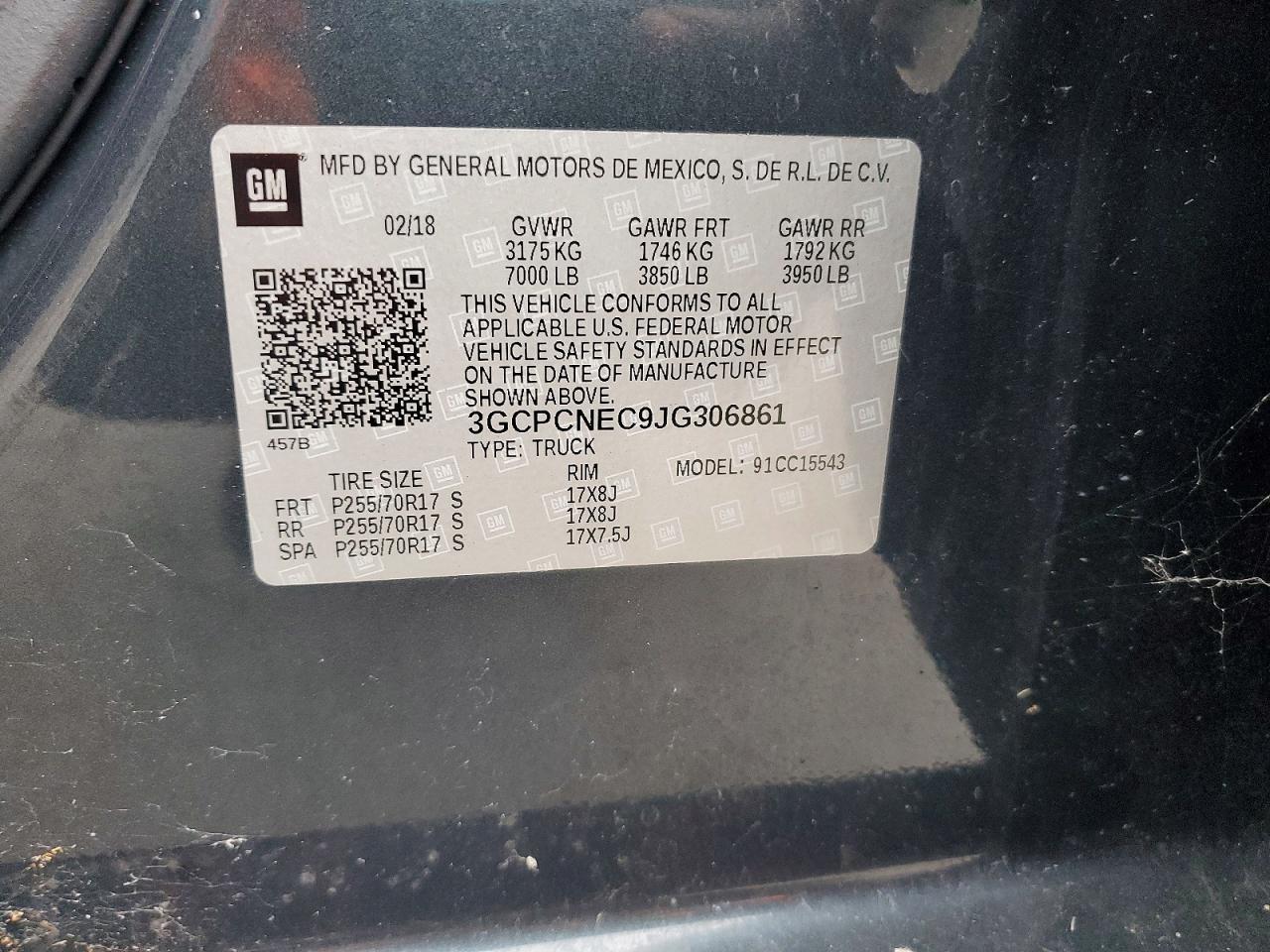 2018 Chev Silverado