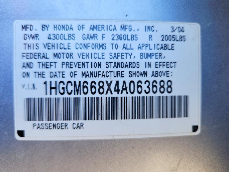 2004 Honda Accord ex