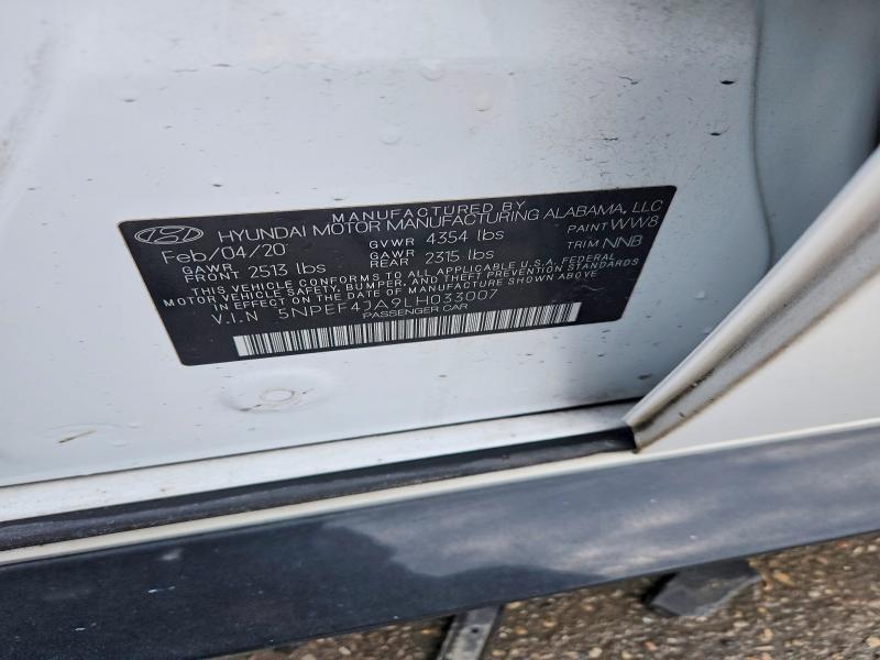 2020 Hyundai Sonata sel
