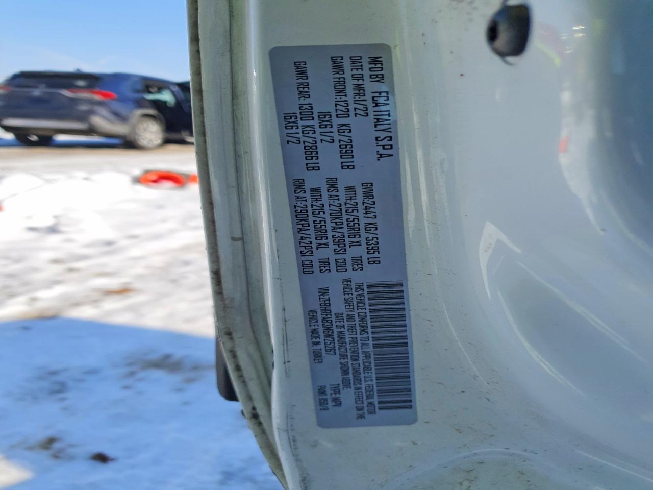 2022 Dodge RAM Promaster City Tradesman