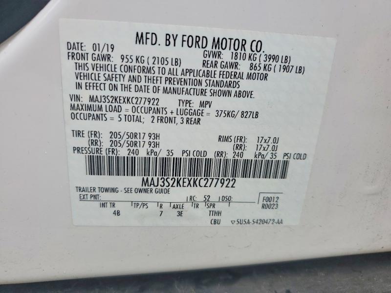 2019 Ford Ecosport Titanium