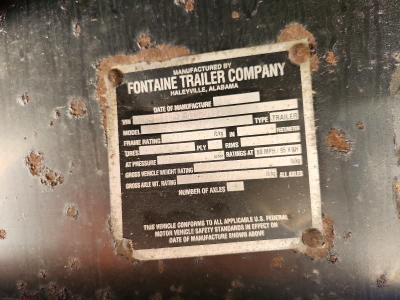 2005 Fontaine Drop Deck Trailer