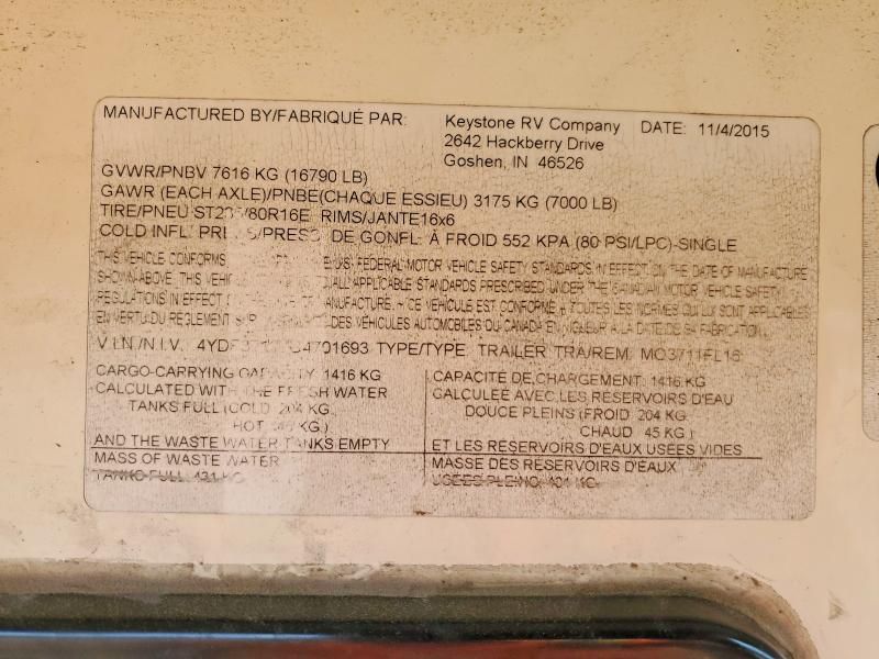 2016 Keystone Montana hi