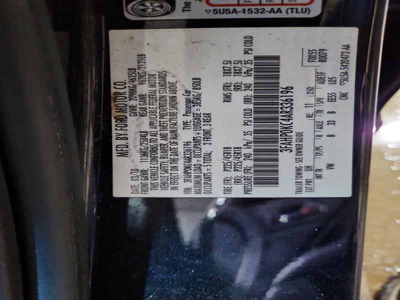 2010 Ford Fusion Sport